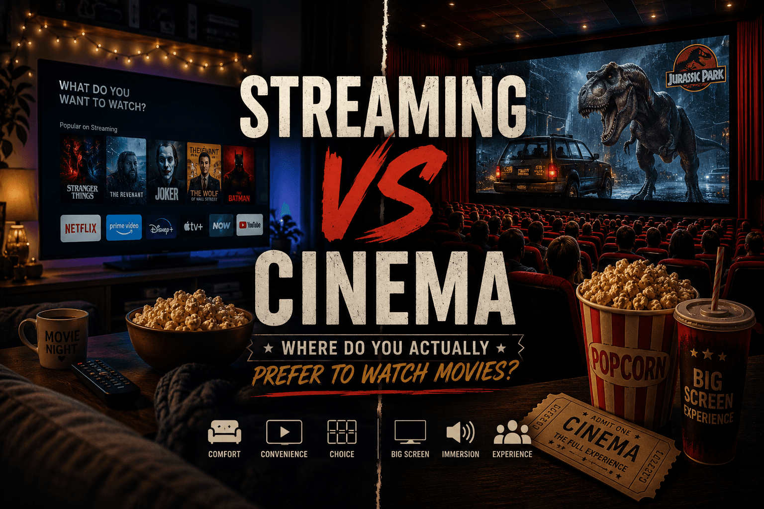 Streaming vs Cinema: Where Do You Actually Prefer to Watch Movies?