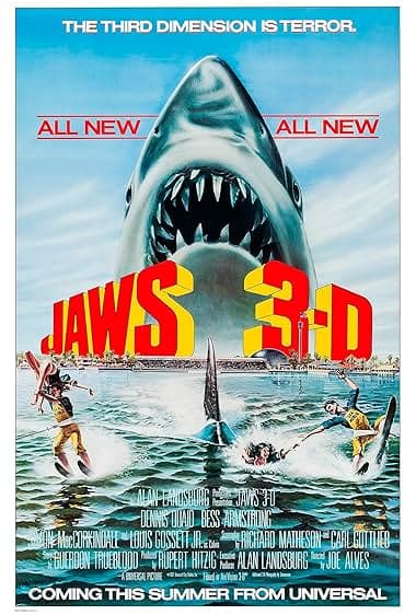 Jaws 3-D movie poster