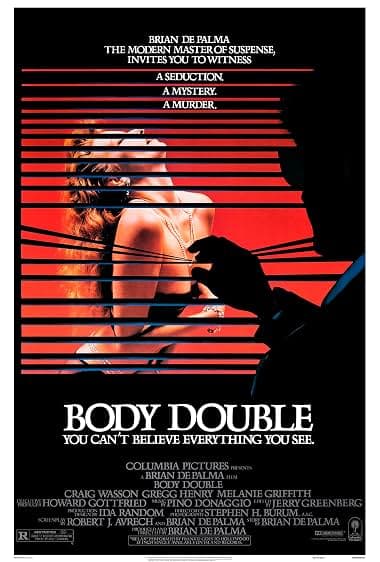 Body Double movie poster