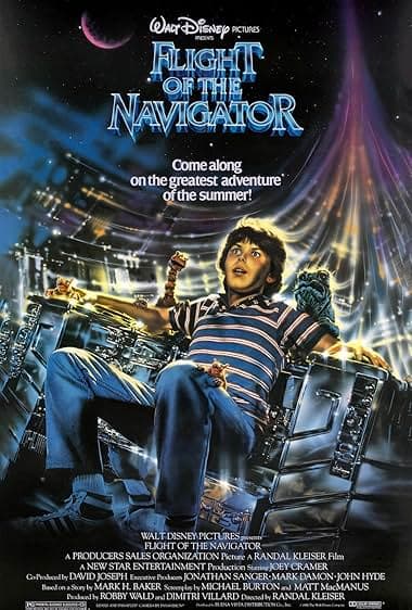 Flight of the Navigator movie poster