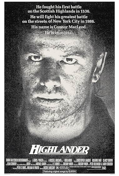 Highlander movie poster