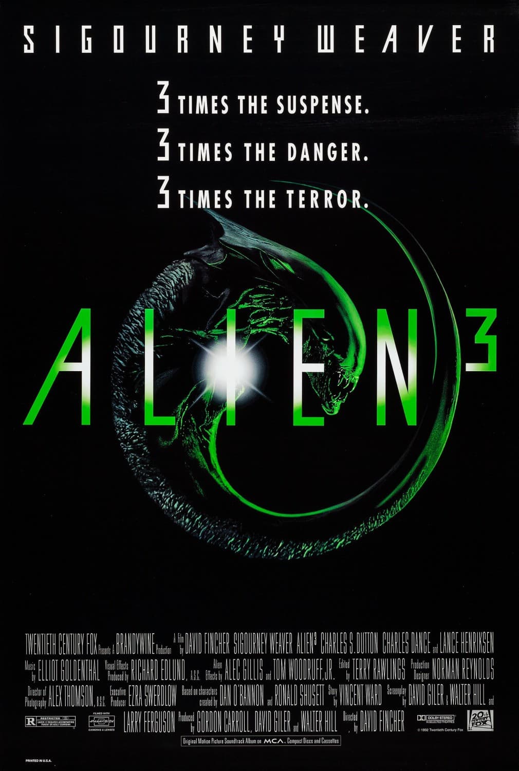 Alien 3 movie poster