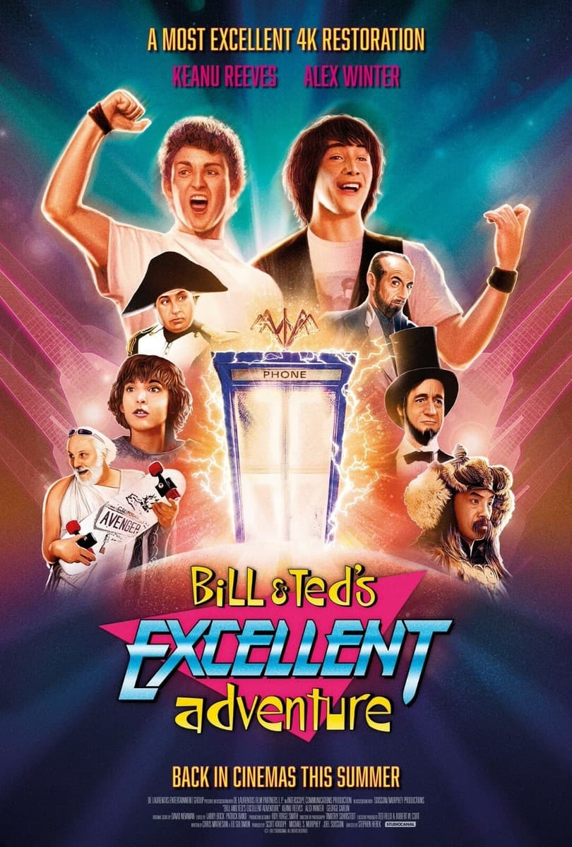 Bill & Ted's Excellent Adventure poster