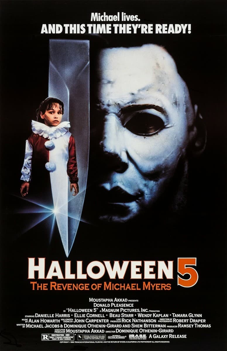 Halloween 5: The Revenge of Michael Myers movie poster