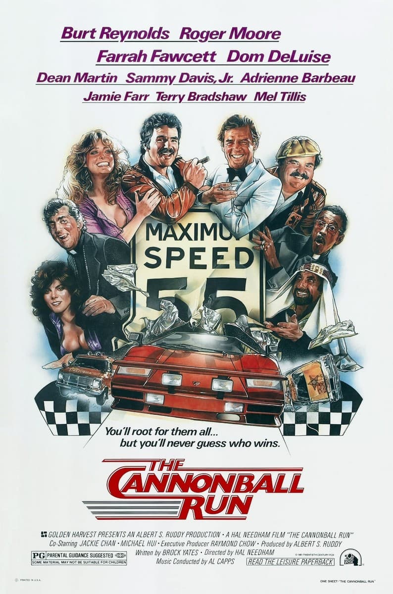 The Cannonball Run poster